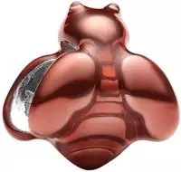 Pandora 794903C01 Mini Silber-Charm Orangefarbene Biene