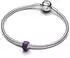 Pandora Mini-Charm Murano-Glas lila (794773C03)