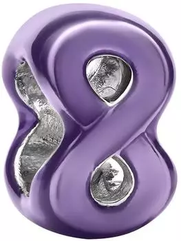 Pandora Mini-Charm Unendlichkeit lila, Emaille (794909C01)