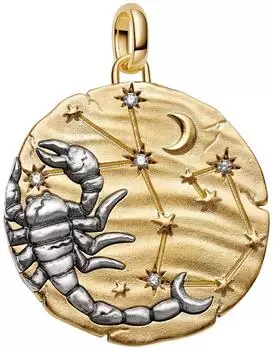 Pandora ME Medaillon XL Sternzeichen Skorpion, Bicolor, Zirkonia (765003C01)