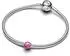 Pandora Mini-Charm Glückliches Gesicht, rosa Emaille (794815C01)