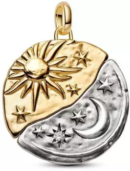 Pandora ME Charm Medaillon Sonne & Mond, Bicolor (764806C01)