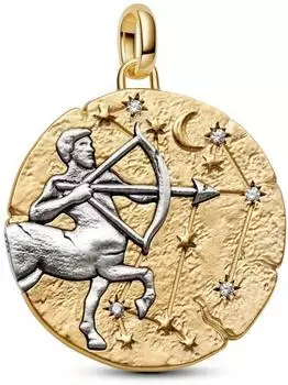 Pandora ME Medaillon gro&szlig; Sternzeichen Sch&uuml;tze, Bicolor Zirkonia (794995C01)