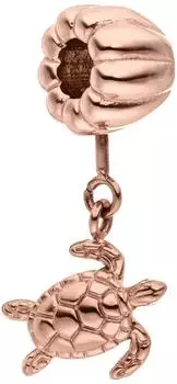 PURELEI LEI Charm 'Tortoise' Anh&auml;nger, Edelstahl rosegold