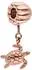 PURELEI LEI Charm 'Tortoise' Anhänger, Edelstahl rosegold