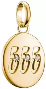 Thomas Sabo Charm-Anh&auml;nger Engelzahl 555 gelbgoldfarben (CC1252-414-14)