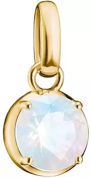 Thomas Sabo Charm Connect Geburtsstein Juni, 18-Karat vergoldet (CC1334-M01-14)