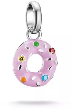 Thomas Sabo Charm-Anhänger Donut mit bunter Emaille (CC1367-M02-7)