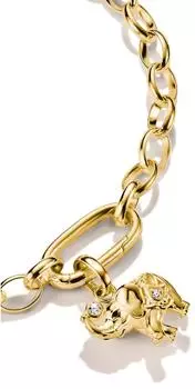 Thomas Sabo Charm Club Connect Elefanten-Anh&auml;nger, 18k vergoldet (CC1327-M05-14)