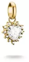 Thomas Sabo CC1279-M01-14 Charm-Anh&auml;nger True Romance Rotes Herz Goldfarben