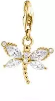 THOMAS SABO Charm-Einh&auml;nger "Libellen-Optik mit Zirkonia, Einh&auml;nger f&uuml;r