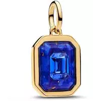 Pandora 765035C01 Charm-Anh&auml;nger Himmelblaues Hexagon Goldfarben