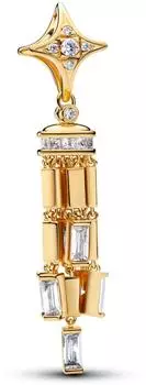 Pandora Sternbild Charm-Anh&auml;nger, himmelblau, 14K vergoldet (765040C01)
