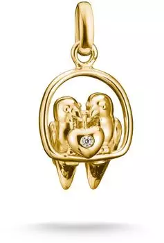 Thomas Sabo Charm Connect Lovebirds vergoldet (CC1240-414-14)