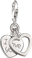 THOMAS SABO Charm-Einh&auml;nger "Herzen I LOVE YOU"