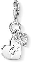 THOMAS SABO Charm-Einh&auml;nger "Charm-Anh&auml;nger SOUL SISTERS" mit imit. T&uuml;rkis,