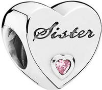 Pandora 791946PCZ Charm Silber Schwesterherz