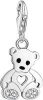 THOMAS SABO Charm-Einh&auml;nger "Teddyb&auml;r mit Herz" mit Zirkonia (synth.)