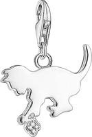 THOMAS SABO Charm-Einh&auml;nger "K&auml;tzchen-Design" Diamantsplitter