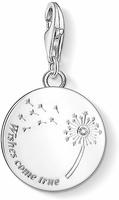 THOMAS SABO Charm-Einh&auml;nger "Pusteblume WISHES COME TRUE" mit Zirkonia (synth.)