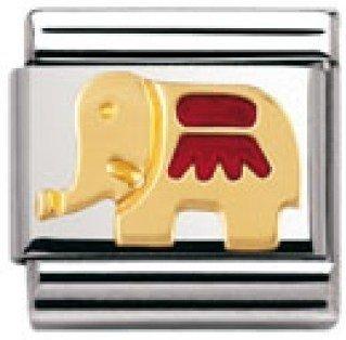 Nomination Basiselement Elefant rot bicolor (030212/21)