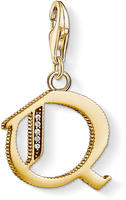 Thomas Sabo 1623-414-39 Charm-Anh&auml;nger Buchstabe Q vergoldet