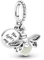 Pandora 799352C01 Silber Charm-Anh&auml;nger Leuchtendes Gl&uuml;hw&uuml;rmchen