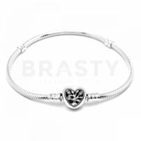Pandora 598827C01 Damen-Armband Moments Familienstammbaum Herz-Verschluss