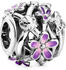 Pandora Offen gearbeitetes, lilafarbenes Gänseblümchen Charm (798772C02)