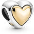 Pandora Gewölbtes goldenes Herz Charm (799415C00)