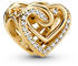 Pandora Sparkling Entwined Hearts Charm (769270C01)