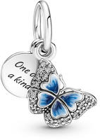 Pandora 790757C01 Charm-Anh&auml;nger Silber Blauer Schmetterling