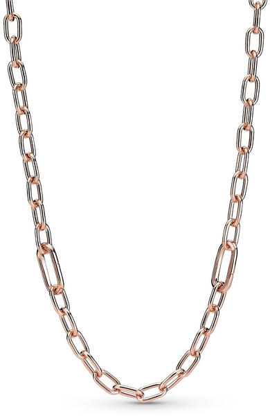 Pandora ME Halskette mit kleinen Kettengliedern Rosévergoldet