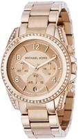Damenuhr der Marke Michael Kors in der Farbe Bronze. Die Uhr ist aus rostfreiem Stahl