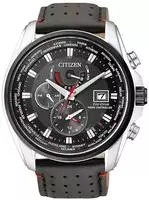 Citizen Herren Analog Eco-Drive Uhr mit Leder Armband AT9036-08E