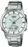 Casio Funk Funkchronograph Solaruhr, Armbanduhr, Herrenuhr, Funkuhr, Titanarmband,