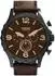 braun, schwarz: Fossil Nate Leder