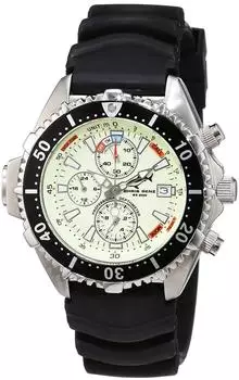 Chris Benz Depthmeter Chronograph Signalbojengelb mit Kautschukarmband Chris Benz Depthmeter Chronograph Signalbojengelb mit Kautschukarmband