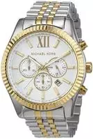 Michael Kors Herrenuhr Lexington MK8344 Silber Gold Herren
