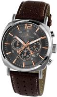 Jacques Lemans Chronograph "Lugano" Quarzuhr, Armbanduhr, Herrenuhr, Datum,