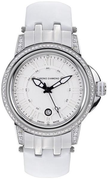 Chrono Diamond Dionne Stahl Silber