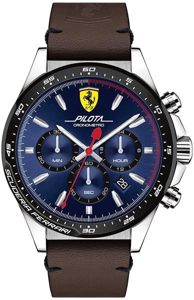 Ferrari Armbanduhr in Unisexgröße Ferrari schwarz