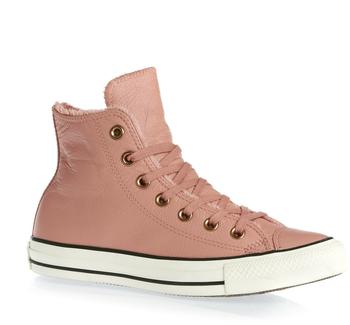 Converse Chuck Taylor All Star Leather Hi - pink blush/black/egret