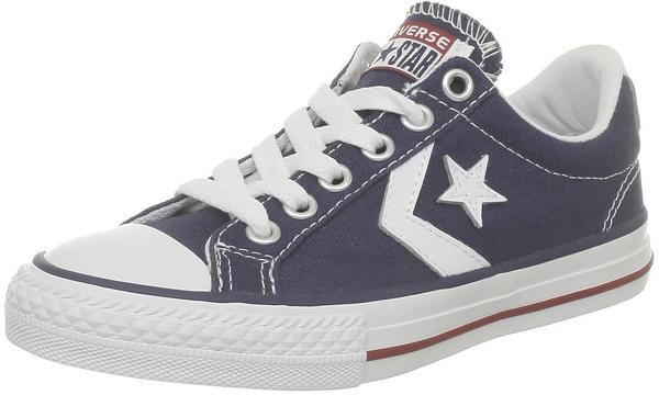 Converse Star Player Canvas Ev Ox Kids -navy/white