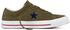 Converse One Star Military Suede medium olive/gym red/white