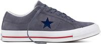 Converse One Star Military Suede light carbon/gym red/white