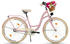 Milord Bikes Comfort Bicycle With Basket, Women's Bicycle 3-speed Shimano (Pink-Cream)