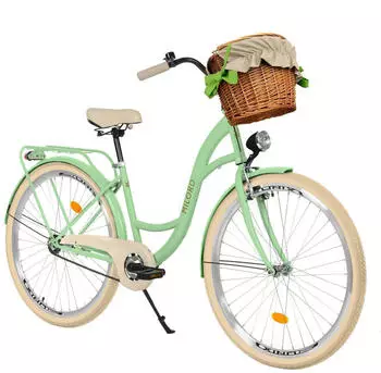 Milord Bikes City Vintage 28 3 mint/creme
