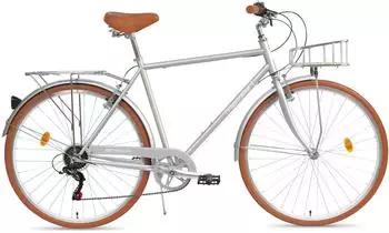 FabricBike Southken 28" Basket grey deluxe
