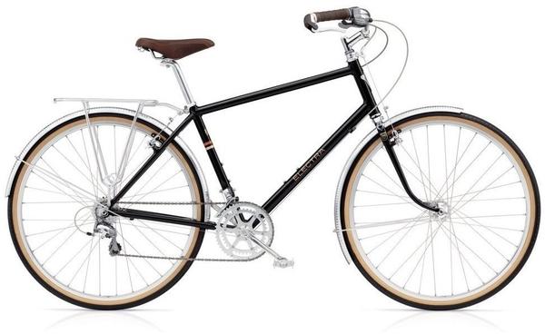 ELECTRA Ticino 20D Regular Herren Fahrrad Schwarz TRK City Stadt Rad Retro Mens